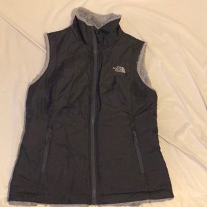Purple North Face Waterproof Reversible Vest